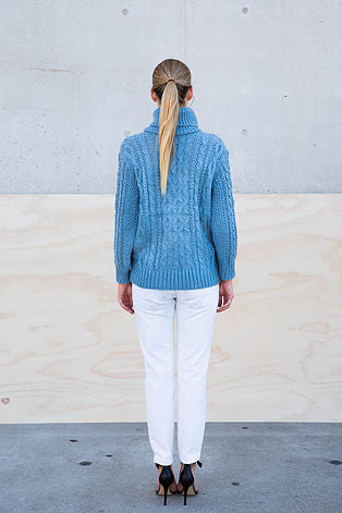 Blue Knit